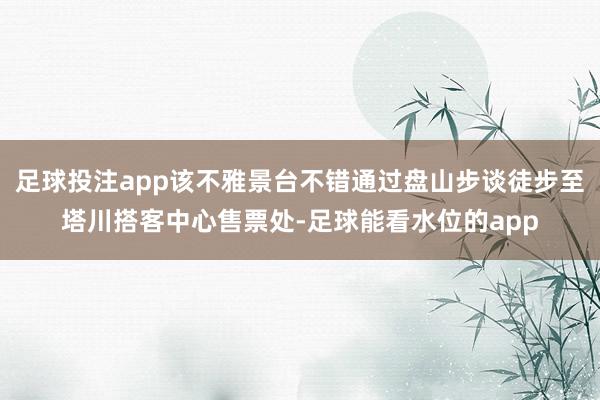 足球投注app该不雅景台不错通过盘山步谈徒步至塔川搭客中心售票处-足球能看水位的app